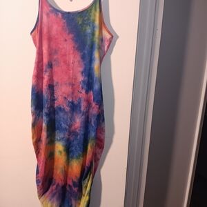 Absolutely Vibrant Tie-Dye Maxi Dress